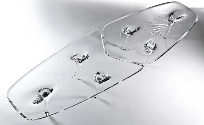 Liquid Glacial Table by Zaha Hadid