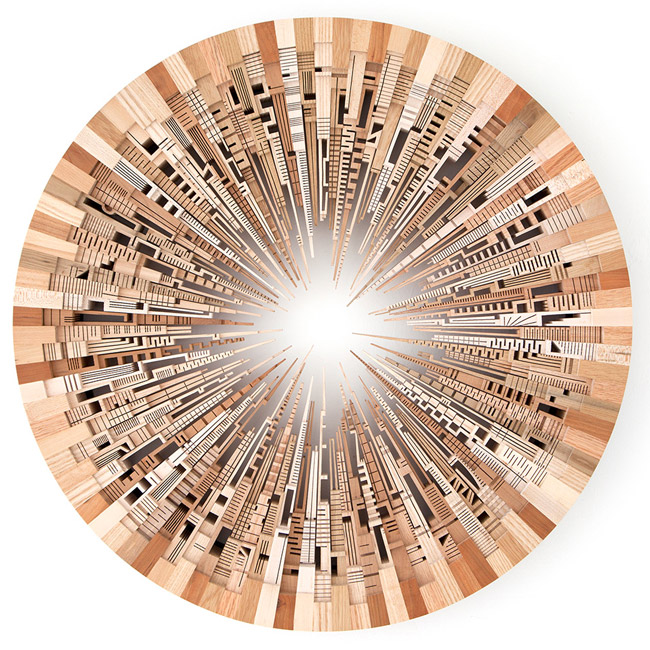 Wooden Cityscapes by James McNabb