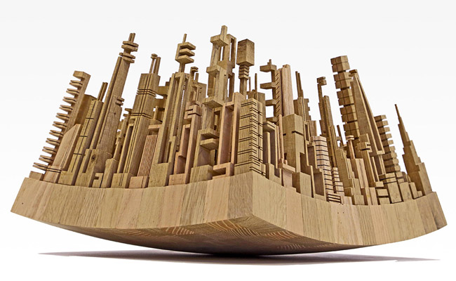 Wooden Cityscapes by James McNabb