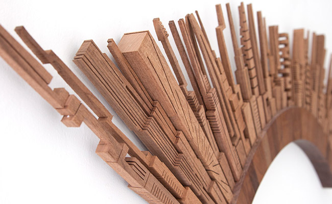 Wooden Cityscapes by James McNabb