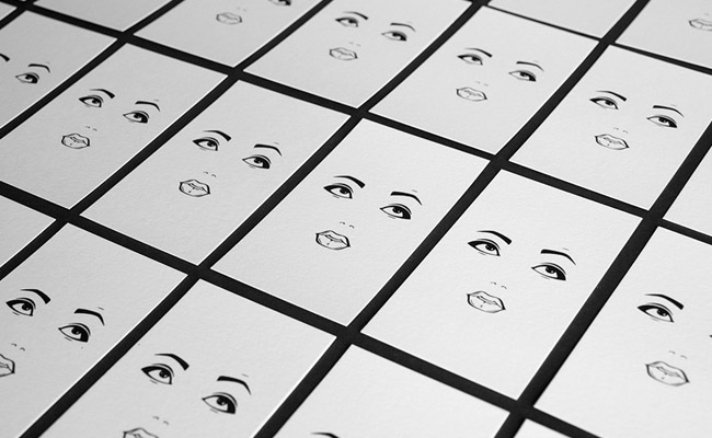 Creative Business Card for A Makeup Artist & Hiar Stylist