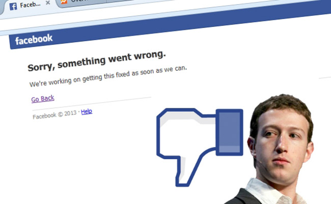 facebook stopped working