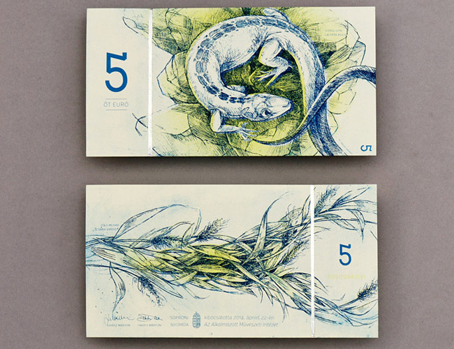 Beautiful Paper Money illustration by Barbara Bernat