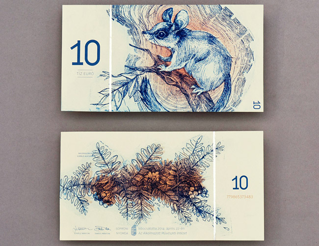 Beautiful Paper Money illustration by Barbara Bernat