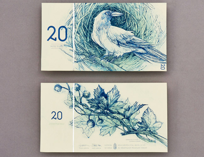 Beautiful Paper Money illustration by Barbara Bernat