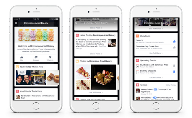 Facebook Place Tips