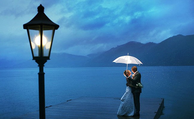 wedding at night