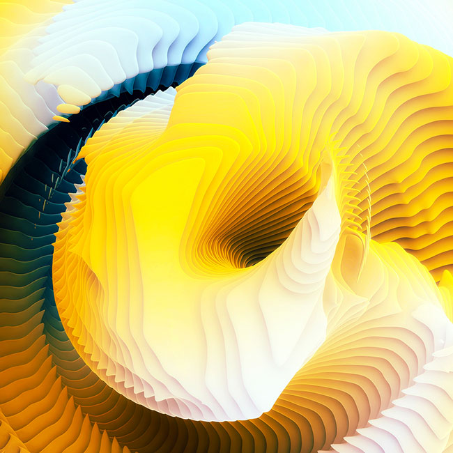 Spirals wallpaper set by Ari Weinkle
