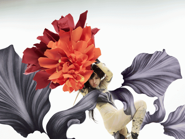 Awesome flower graphics by Kahori Maki