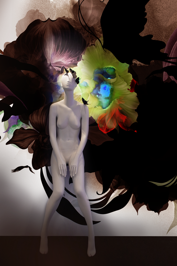 Awesome flower graphics by Kahori Maki