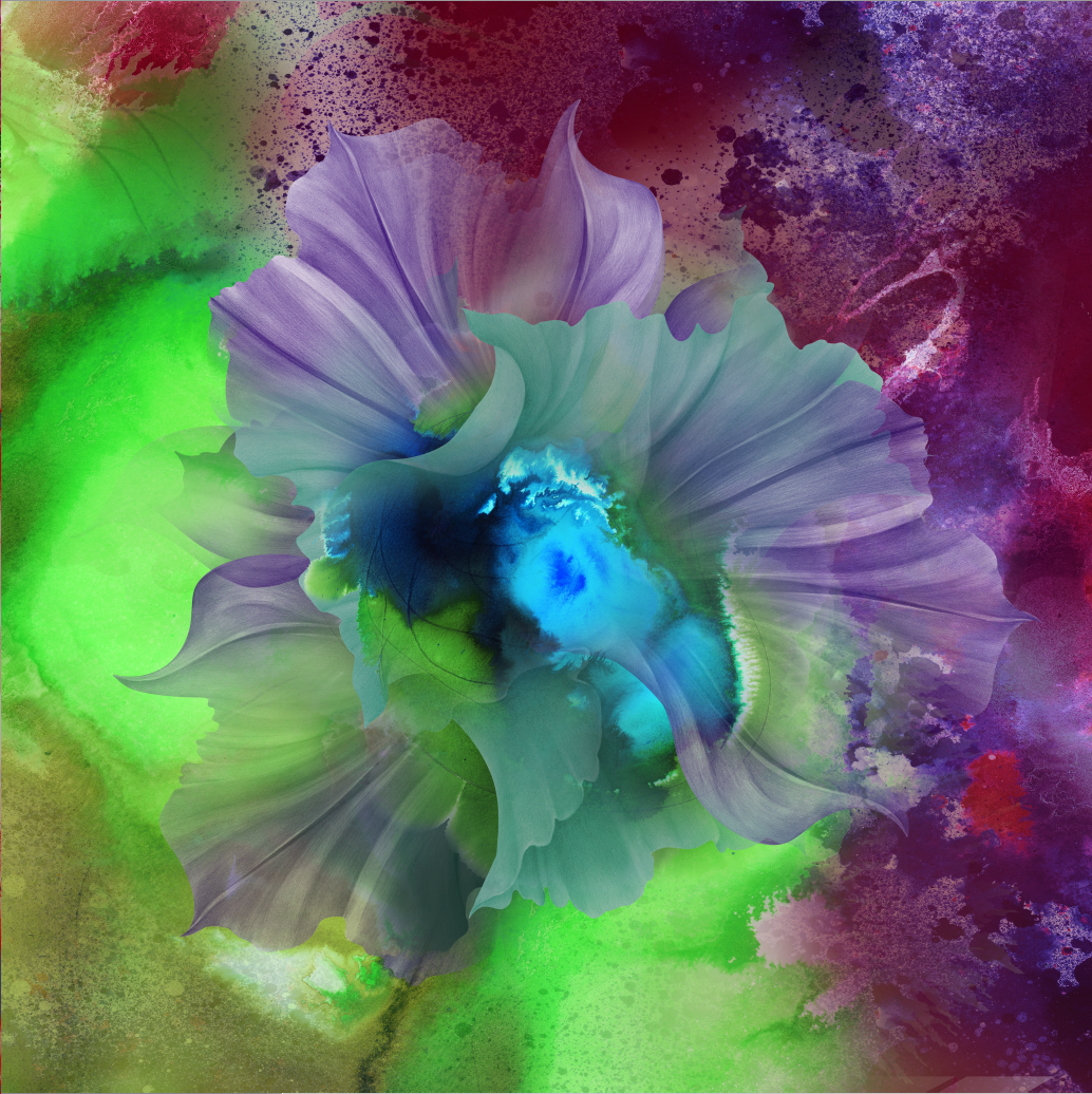 Awesome flower graphics by Kahori Maki
