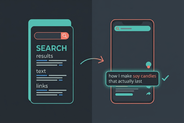Example of an optimized TikTok caption with natural keyword placement