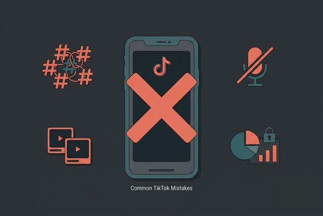 Common TikTok SEO mistakes that reduce video visibility