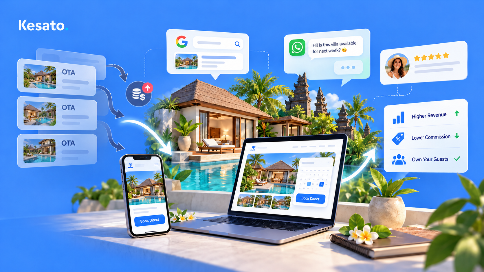 How Bali Villas Get More Direct Bookings Without OTAs
